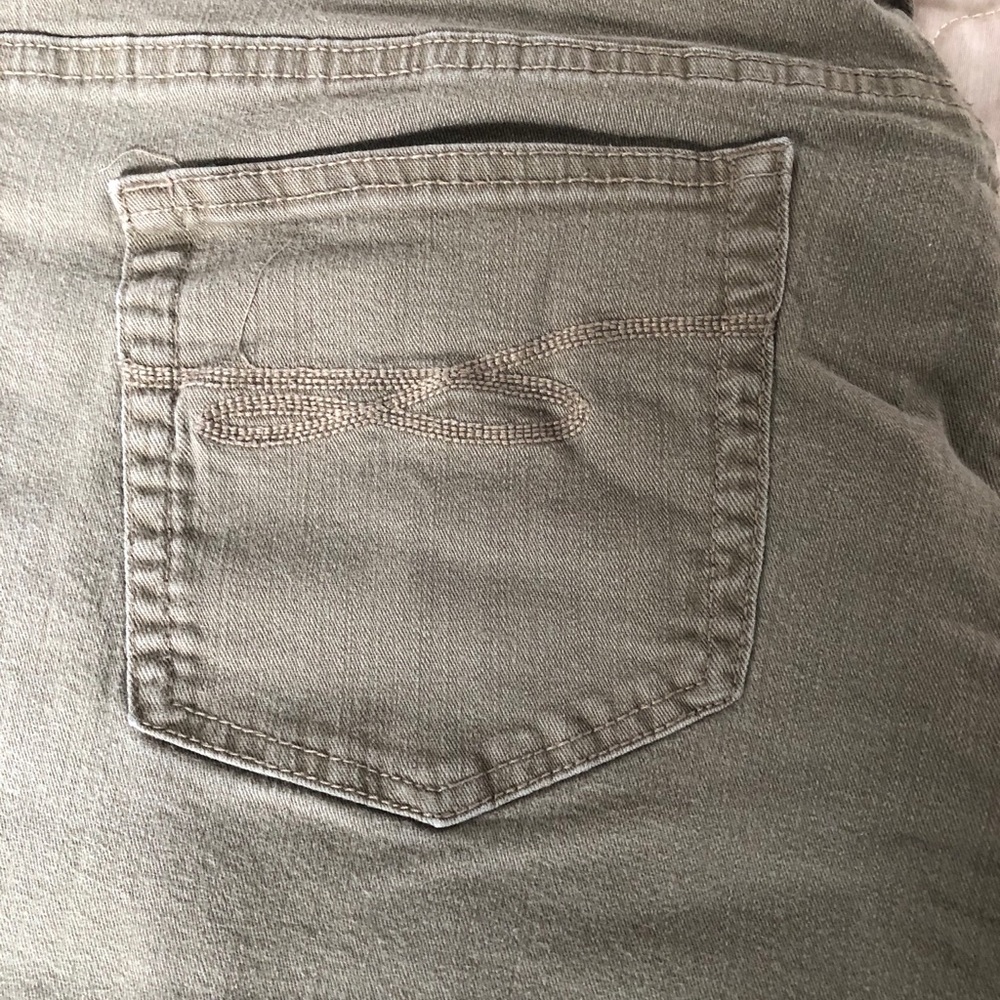 Stretch straight leg jeans